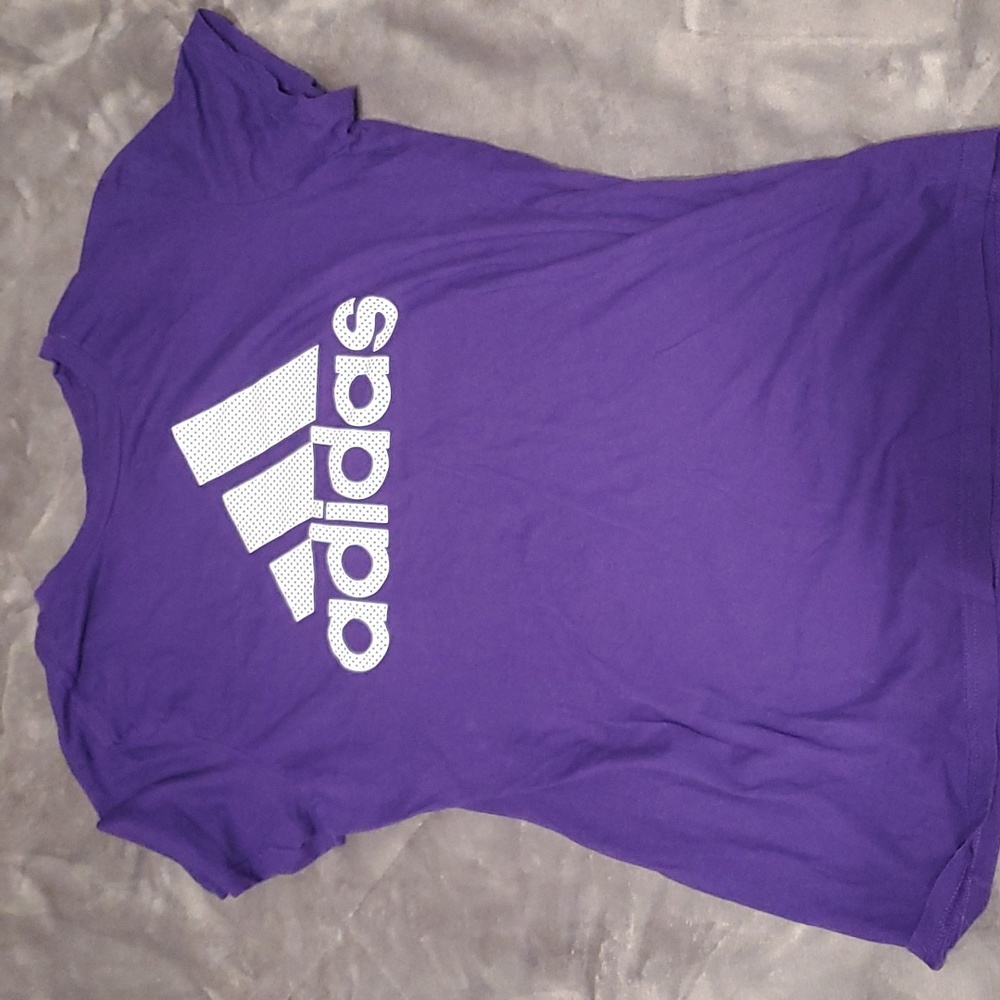 Adidas Purple Tee Youth L